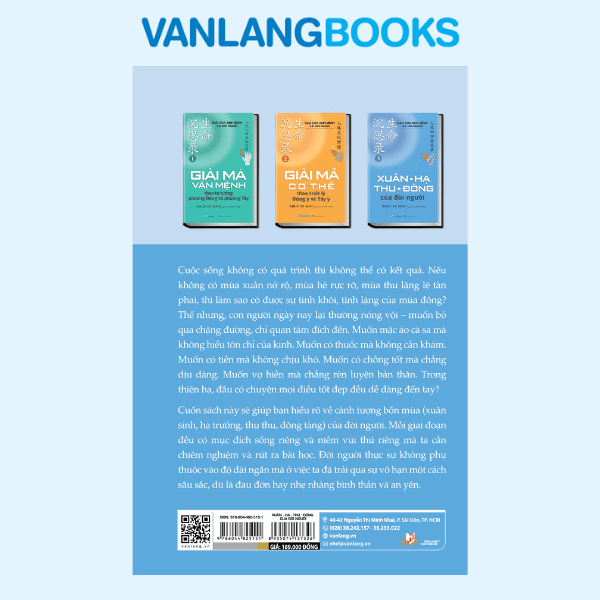 Đạo Của Sinh Mệnh Và Đời Người Q3 - Xuân, Hạ, Thu, Đông Của Đời Người – Vanlangbooks