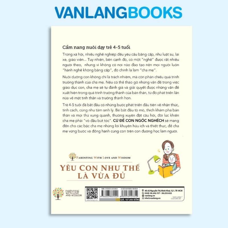 Yêu Con Như Thế Là Vừa Đủ - Cứ Để Con Ngốc Nghếch (4-5 Tuổi) - Vanlangbooks