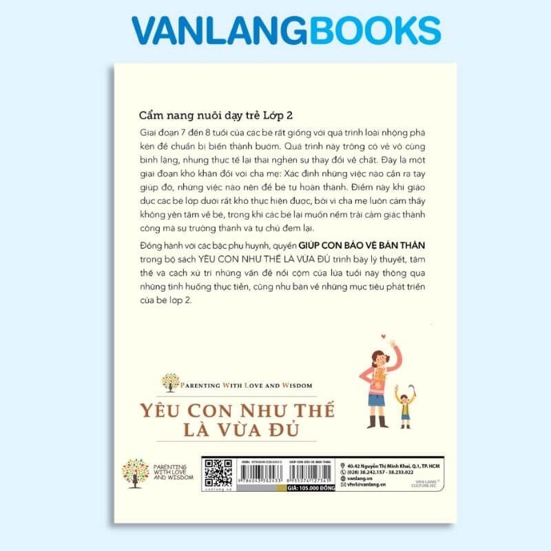 Yêu Con Như Thế Là Vừa Đủ - Giúp Con Bảo Vệ Bản Thân - Vanlangbooks