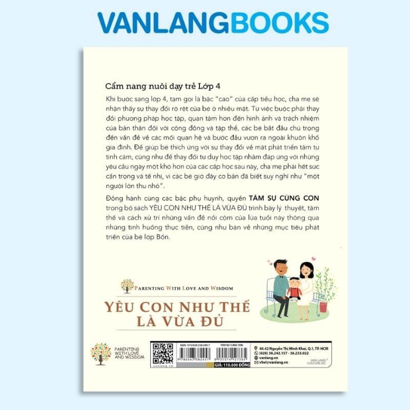 Yêu Con Như Thế Là Vừa Đủ - Tâm Sự Cùng Con - Vanlangbooks