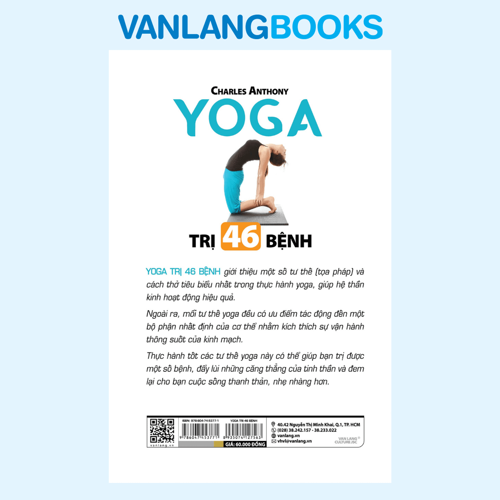 Yoga Trị 46 Bệnh (Tái Bản 2022) - Vanlangbooks