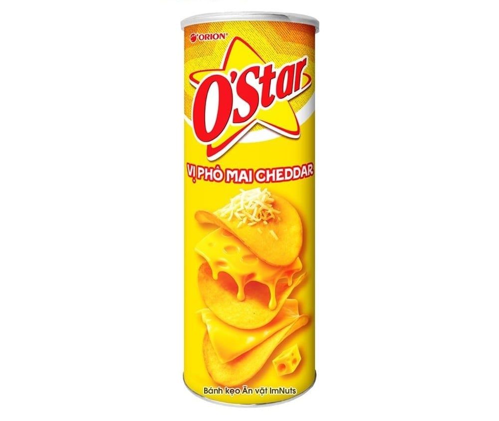  Khoai Tây Ống Ostar Vị Phô Mai 100g 