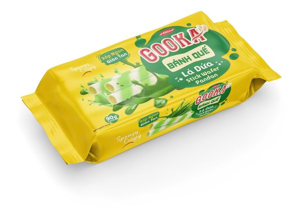  Bánh Gooka Quế Vị Lá Dứa 90g 