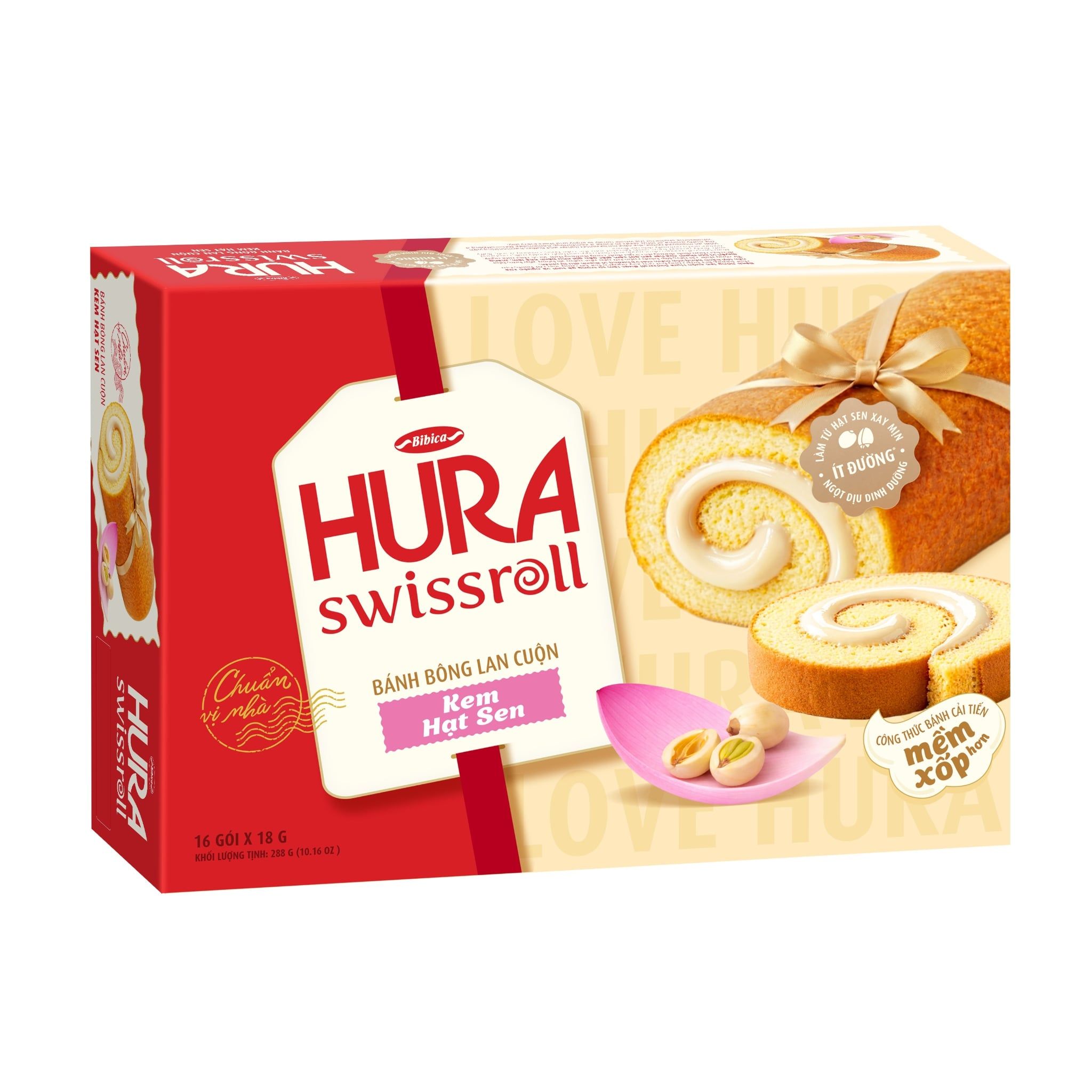  Bánh Hura Kem Hạt Sen 288g 
