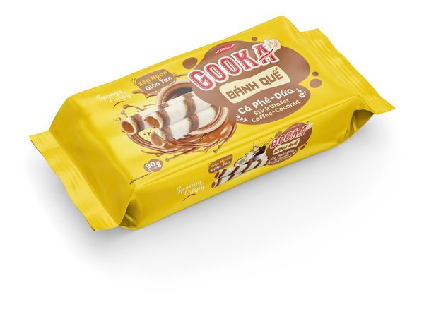  Bánh Gooka Quế Vị Cà Phê Dừa 90g 