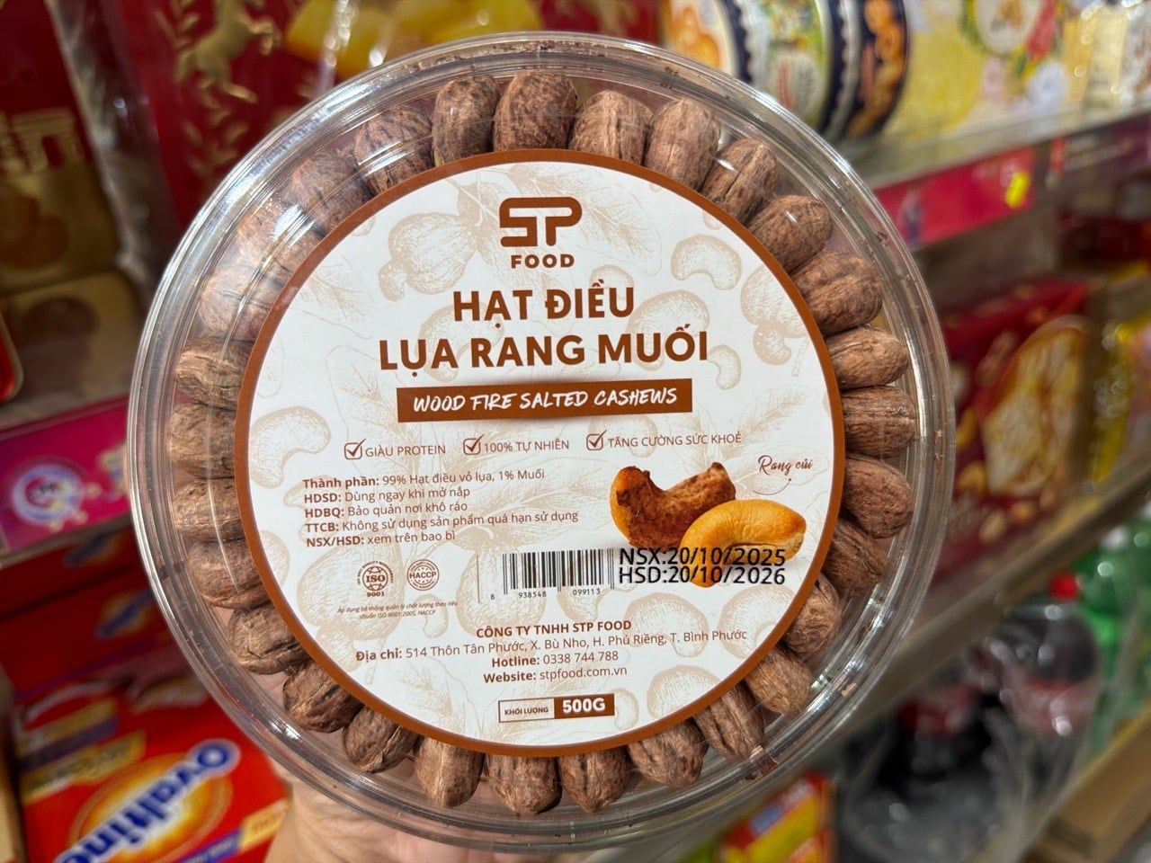  Hạt Điều Lụa Rang Muối 500g 