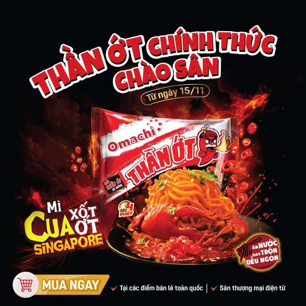  Mì Trộn Cua Xốt Ớt 