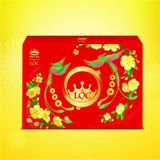  Bánh quy bơ Kinh Đô Hôp Quà Lộc 795g Màu Đỏ 