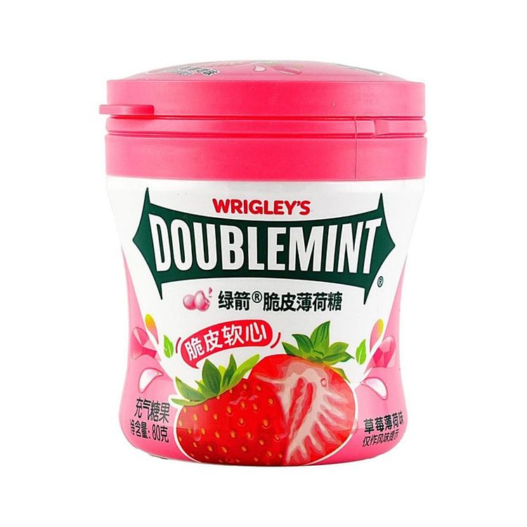  Hủ Kẹo Sing Gum Doublemint Không Đường Dâu Cam 40g 