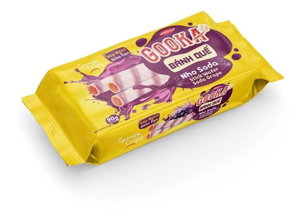  Bánh Gooka Quế Vị Nho Soda 90g 