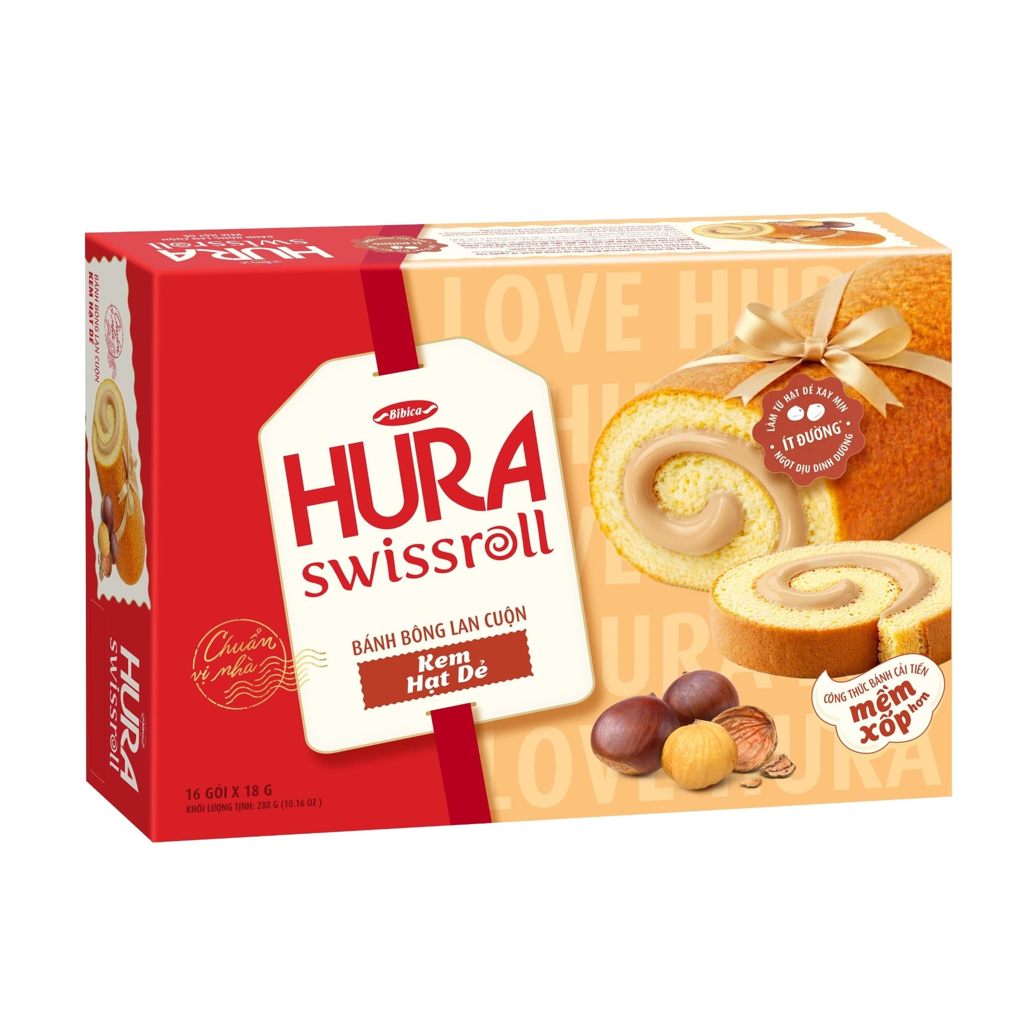  Bánh Hura Kem Hạt Dẻ 288g 