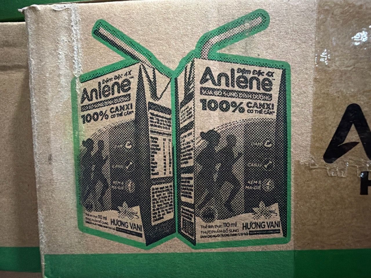  Thùng 48 Hộp Anlene Hương Vani 110ml 