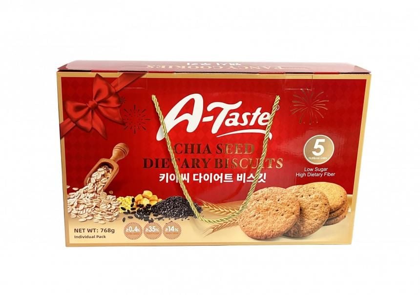  Bánh A-Taste Ngũ Cốc Chia Seed 768g 