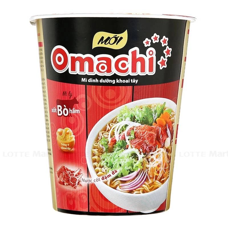  Mì Ly OMACHI Sốt Bò Hầm 72g 
