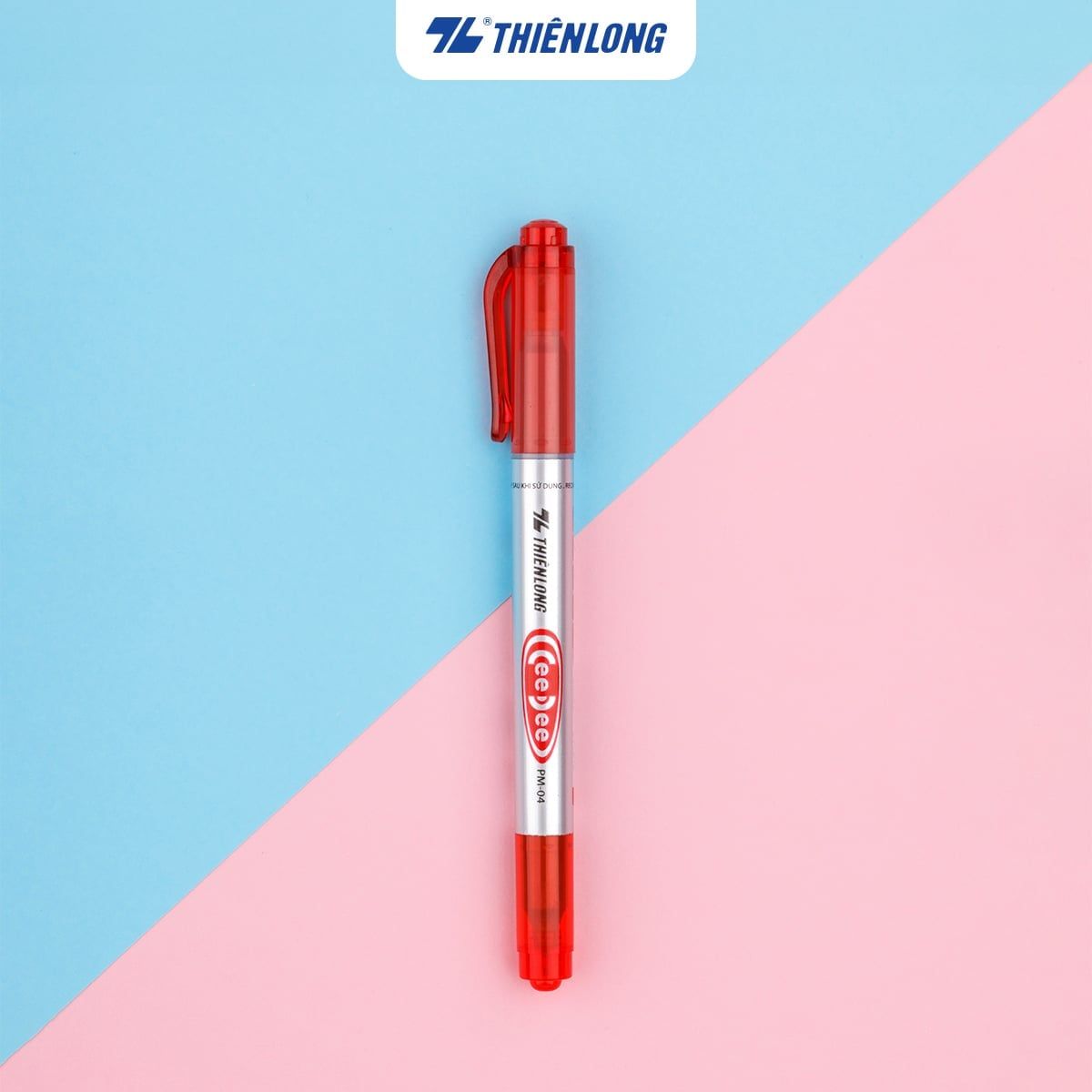  Viết Lông Dầu Thiên Long Nhỏ Màu Đỏ 