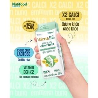  Sữa Tươi Varna Life Canxi 180ml 
