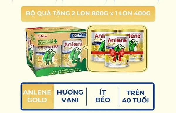  Combo Anlene 5x 800g Mua 2 Tặng 1 