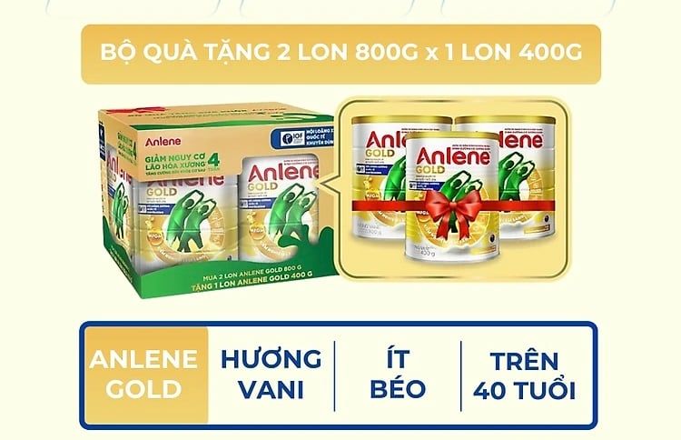  Combo Anlene 5x 800g Mua 2 Tặng 1 