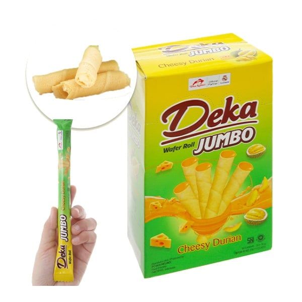  Bánh quế Cheesy Durian Deka 280g 