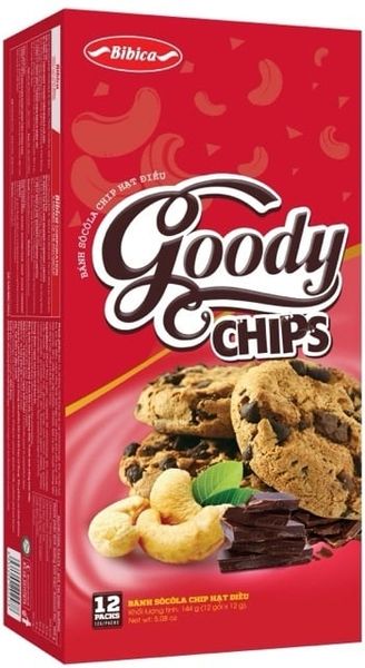  Bánh Bibica Goody Chips Hat Dieu 144g 
