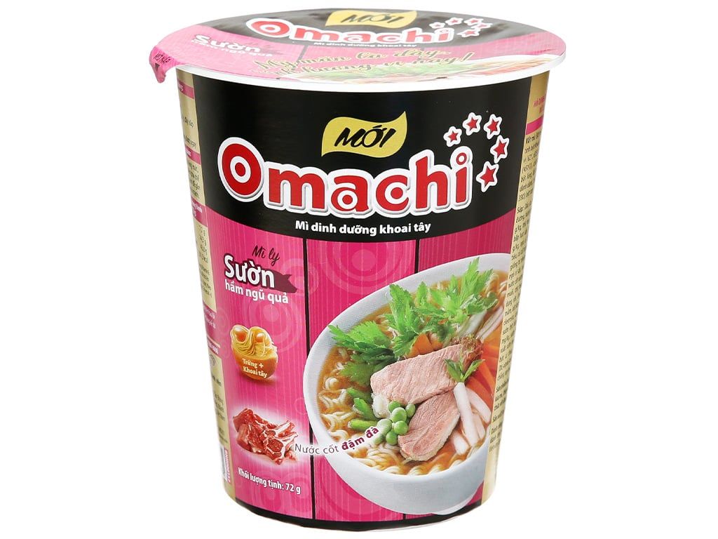  Mì Ly OMACHI Sườn Hầm 72g 