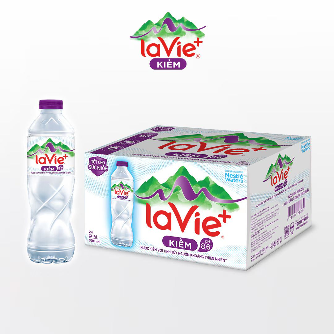  Thùng Nước Suối Lavie Kiềm 500ml 