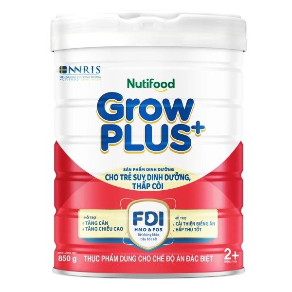  Sữa Bột Nutifood Grow Plus Đỏ 2+ 900g 