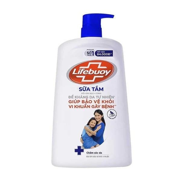  Sữa tắm Lifebuoy Xanh Nắp Vòi (Chai 1,1 kg ) 