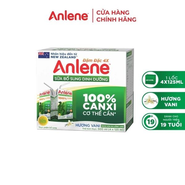  Lốc Sữa Anlene Hương Vani 110ml 