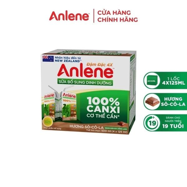  Lốc Sữa Anlene Hương Socola 110ml 