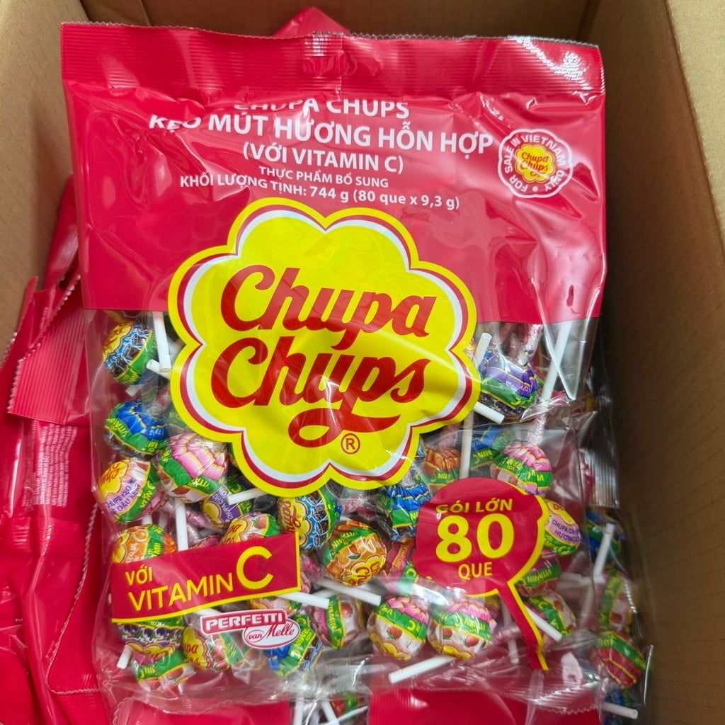  Kẹo Mút Chupa Chups Bich 80 Que 
