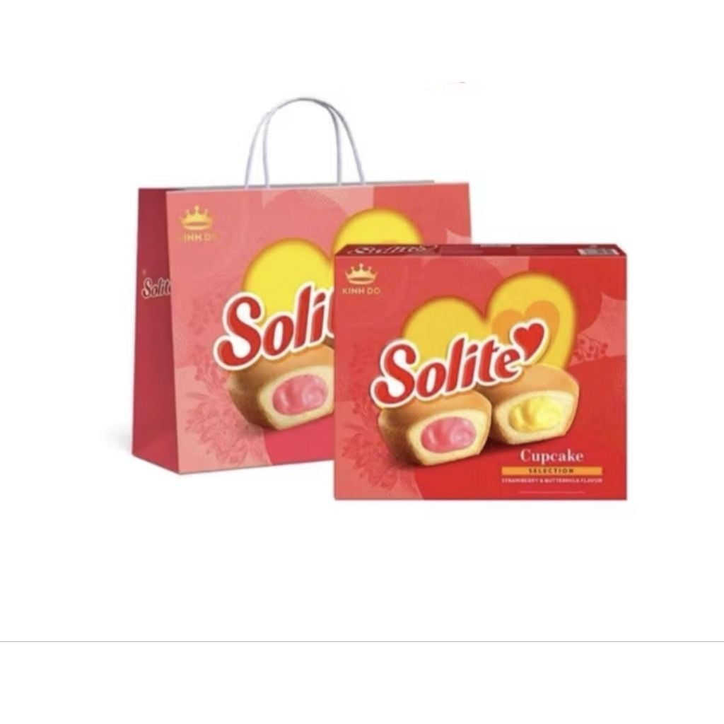  Bánh Solite Cuộn Hộp Giấy Vị Dau324g 