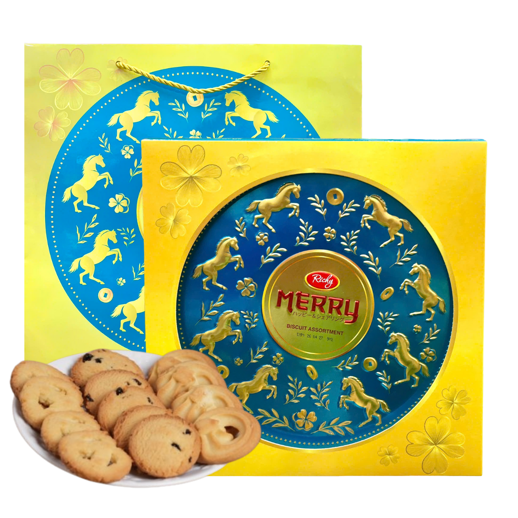  Bánh Quy Merry Mã Đáo Thành Công 334g 