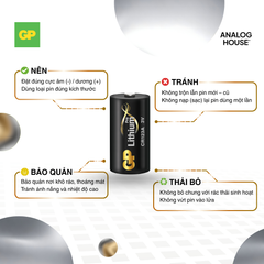 Pin GP Lithium Pro 3V CR123A CR123