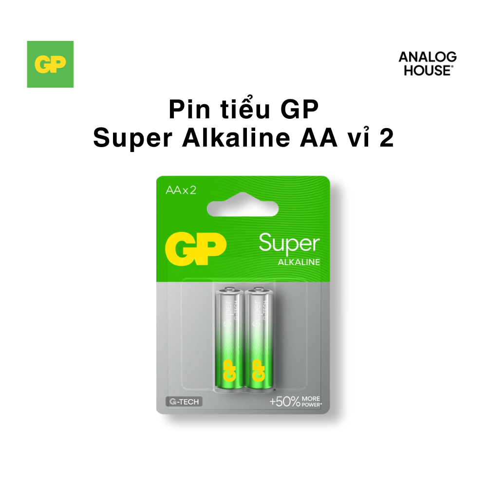 Pin Gp Pin tiểu GP Alkaline 1.5V AA LR6