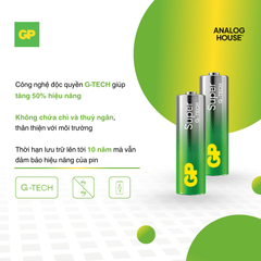 Pin tiểu GP Alkaline 1.5V AA LR6