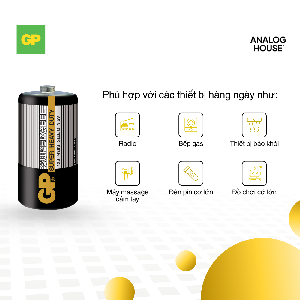 Pin GP pin đại Supercell D | R20 | LR2