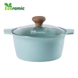  Nồi Đúc Vân Đá Đáy Từ Ecoramic Platinum 