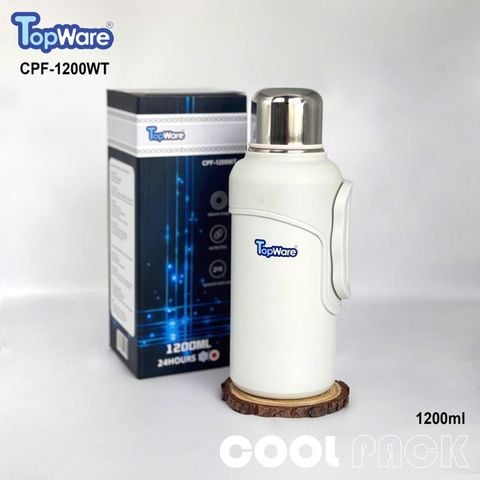  BÌNH NƯỚC TOPWARE COOL PACK, MODEL CPF-1200WT - Màu trắng 