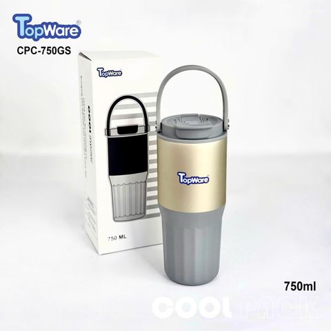  BÌNH NƯỚC TOPWARE COOL PACK, MODEL CPC-750GS - Màu xám 
