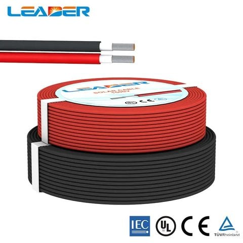 (100m) Cáp leader 4.0mm2 cuộn 100m Đen- Đỏ