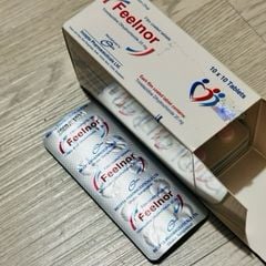 Feelnor 20mg hộp 100 viên thuốc uống điều trị rối loạn tim mạch.