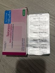 Thuốc huyết áp Telorssa 100/5mg hộp 30 viên