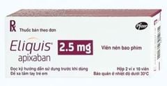 Eliquis 2.5mg hộp 30 viên