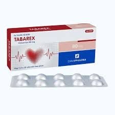 Tabarex 80mg thuốc điều trị tăng huyết áp hộp 30 viên