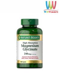 Viên uống magnesium glycinate lọ 180 viên