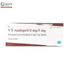 VT-Amlopril 8/5mg thuốc điều trị huyết áp,tim mạch hộp 30 viên