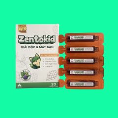 Zentokid giải độc mát gan hộp 20 ống