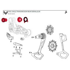 Rear Derailleur Full Mount Bolt Kit XXSL T-Type Eagle AXS