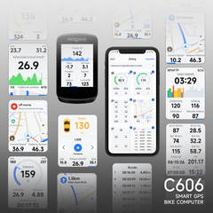 Đồng Hồ Xe Đạp GPS Magene C606